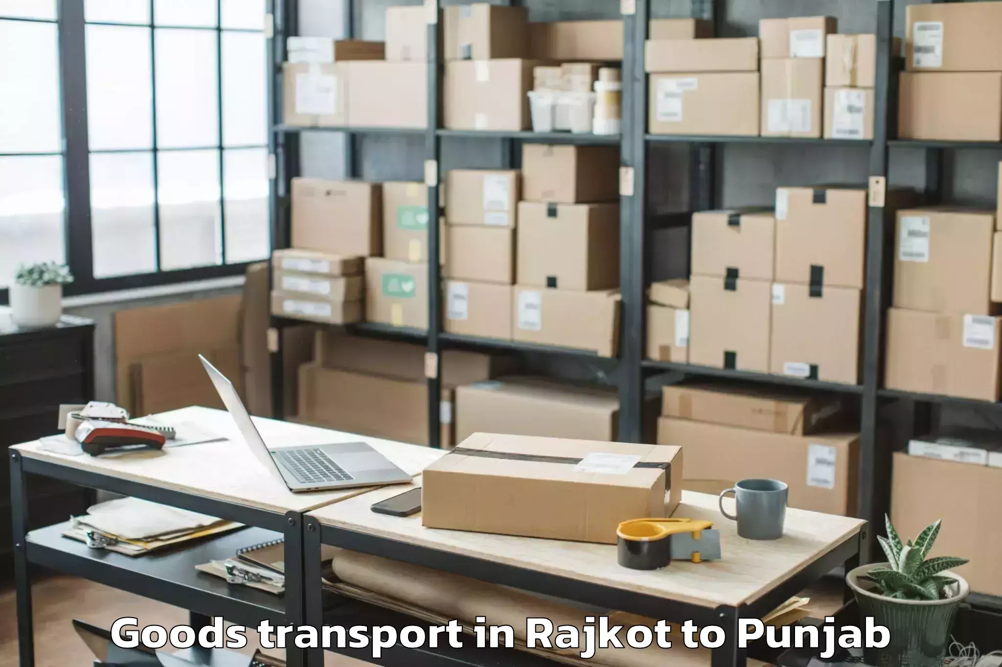 Reliable Rajkot to Kot Isa Khan Goods Transport